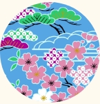 桜霞御所解 風呂敷